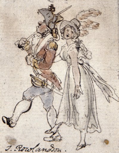 Caricature by Thomas Rowlandson